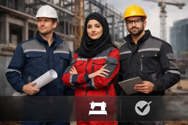 لباس کار مهندسی شیک